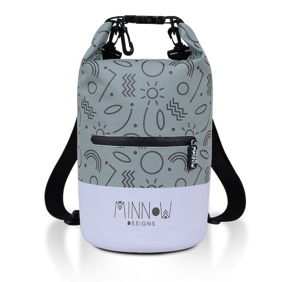 Minnow Designs - 5lt Dry Bag - Green Print - Byron
