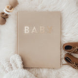 Fox & Fallow - Baby Book ( biscuit colour )