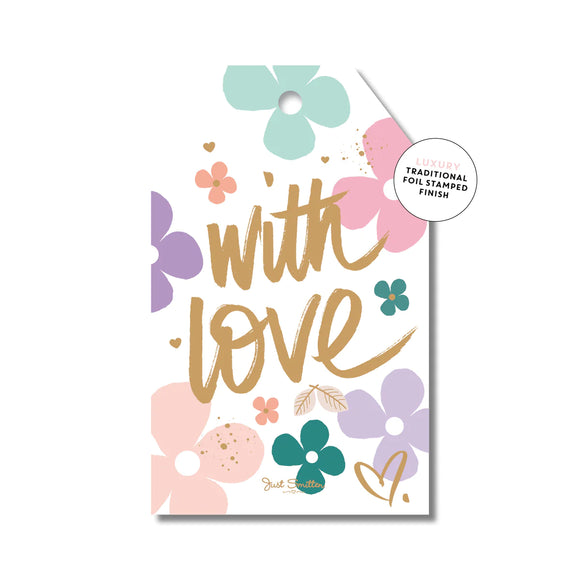 Just Smitten - With Love - Gift Tag