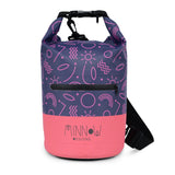 Minnow Designs - 5lt Dry Bag - Purple & Pink Print - Sunnyside