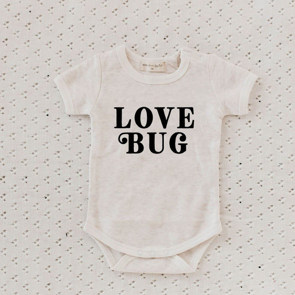 Bencer & Hazelnut Love Bug Tee Shirt - Oatmeal