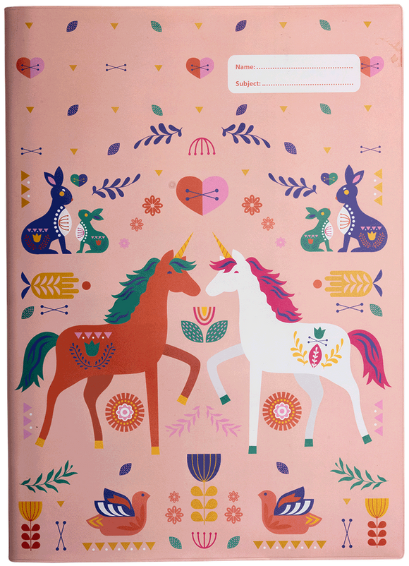Spencil Scrapbook Cover - Unicornia 1
