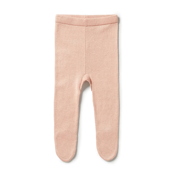 Wilson & Frenchy - Knitted Legging with Feet - Rose