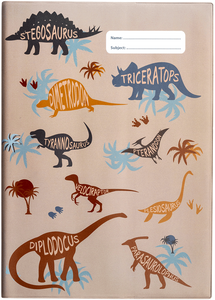 Spencil A4 Book Covers - Kidosaurus 1