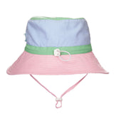 Acorn Kids - Pink Colour Block Wide Brim Bucket Hat