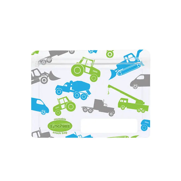 Sinchies Reusable Snack Bags - Trucks - Pack of 5