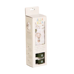 All4Ella - Muslin & 2 Pram Peg Box Set - Monkey Carnival