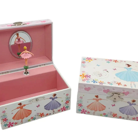 ToysLink - Musical Jewelry Box - Ballerina & Swan