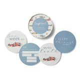 Snuggle Hunny - Little Racers & Indigo Reversible Milestone Cards