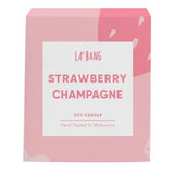 La'Bang - Wooden Wick Candle - Champagne & Strawberries