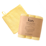 Kiin - Wash Cloths 3 Pack - Buttercup