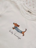 Bencer & Hazelnut - Tee: Silly Sausage Blue