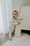 Confetti Kidz - Aviator Teddy - Bamboo Zipsuit