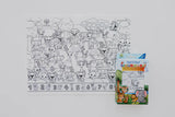 Nourish By Nature - Silicone Colouring Mat - Seek N Spot Animal Design