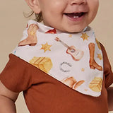 Snuggle Hunny - Dribble Bib - Cowboys