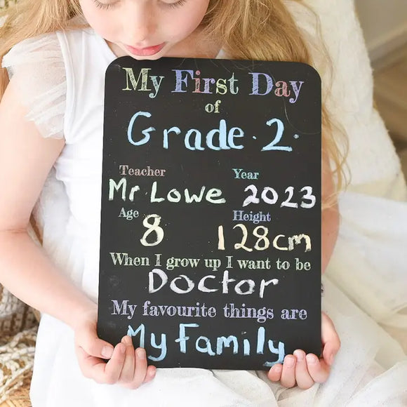 Inspired Wholesale - First Day of School Blackboard - Simple