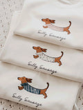 Bencer & Hazelnut - Tee: Silly Sausage Pink