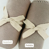 Cuddle Bug & Co (Mini & Me) - Cable Baby Blanket Seashell