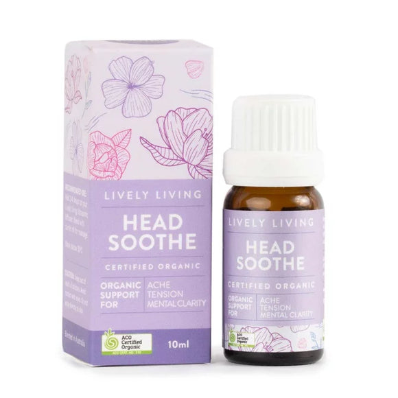 Lively Living - Head Soothe Organic Essential Oil 10ml