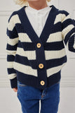 Milky - Stripe Knit Cardigan
