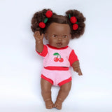 SALLI COLLECTIVE -  Dolls Top + Bloomer Shorts Set - Cherry
