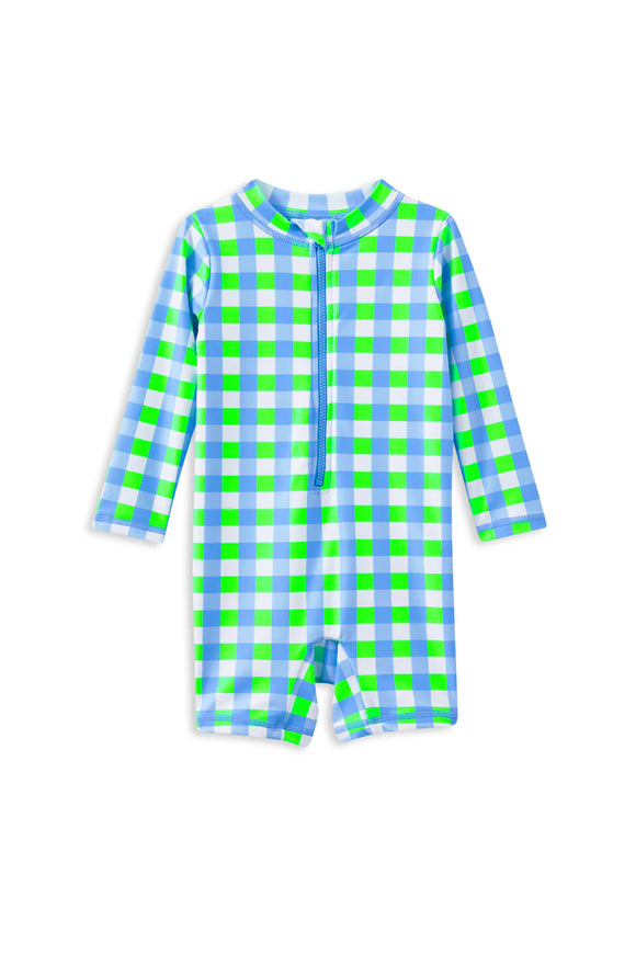 Milky - Check Long Sleeve Swimsuit