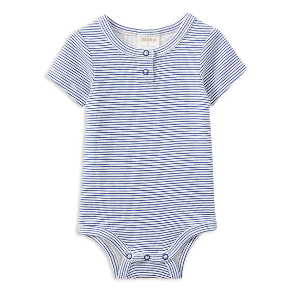 Milky - Blue Rib Bubbysuit