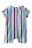 Milky - Crinkle Stripe Romper