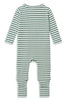 Milky - Fern Stripe Zip Romper