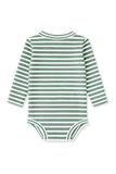 Milky - Fern Stripe Bubbysuit