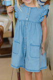 Milky - Denim Frill Dress