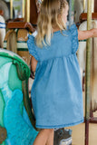 Milky - Denim Frill Dress