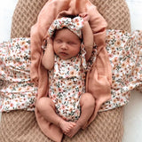 Snuggle Hunny - Spring Floral Organic Muslin Wrap