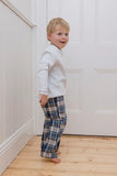 Milky - Chester Check PJ's - Navy