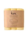 Kiin - Wash Cloths 3 Pack - Buttercup