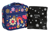 Spencil - Flower Power Big Cooler Lunch Bag + Chill Pack