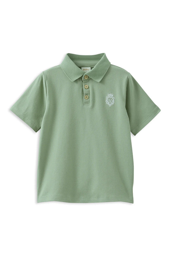 Milky - Basil Lion Polo Shirt