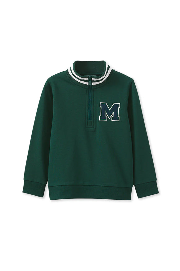 Milky - Green Zip Sweat