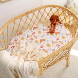 Snuggle Hunny - Fitted Bassinet Sheet - Cowboys