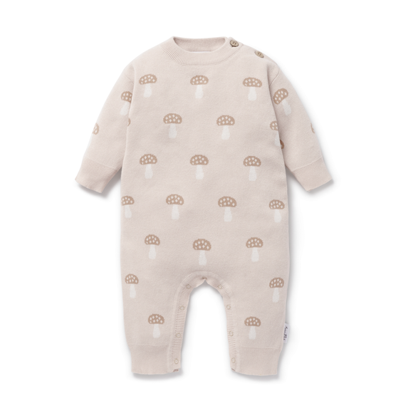 Aster & Oak - Mushroom Knit Romper