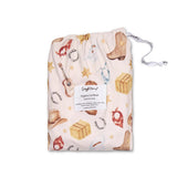 Snuggle Hunny - Fitted Cot Sheet - Cowboys