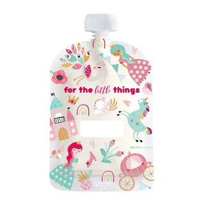 Sinchies - 150ml Reusable Food Pouches - Princess (pack of 5)