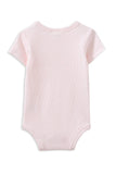 Milky - Pink Stripe Rib Bubbysuit