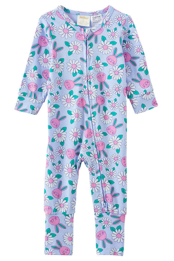 Milky - Honey Bunny Zip Romper
