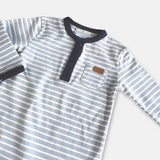 Love Henry - Baby Boys Winter Onesie - Blue