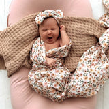 Snuggle Hunny - Spring Floral Organic Muslin Wrap