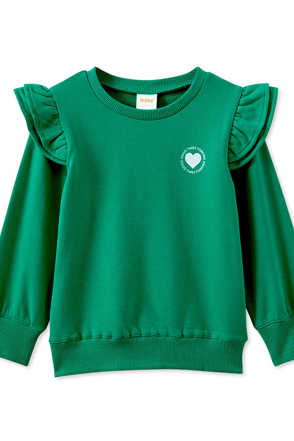 Milky - Spring Green Detail Sweat