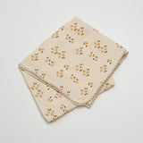 Over The Dandelions - Muslin Swaddle Daisy with Lace