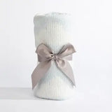 Living Textiles - Chenille Blanket - Blue Clouds