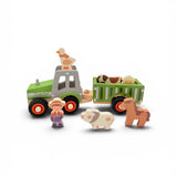 Onya Kids - Green Tractor with farm animals and a farmer